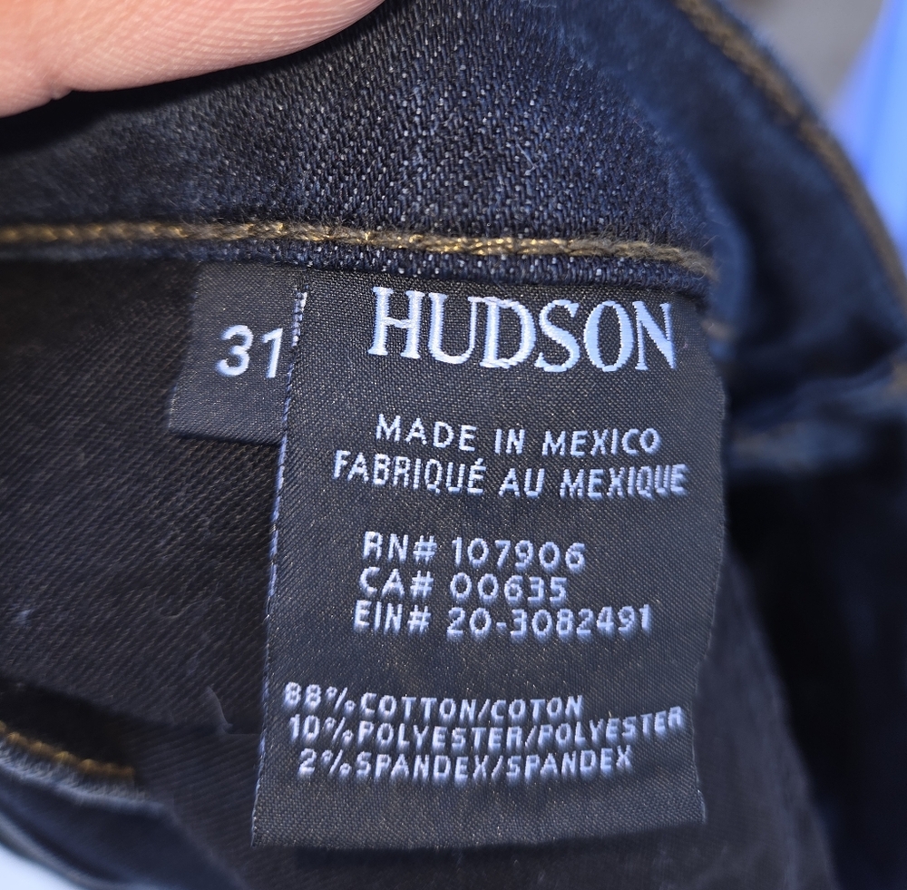 Hudson Women's Dark Blue Jeans - Picture 7 of 8
